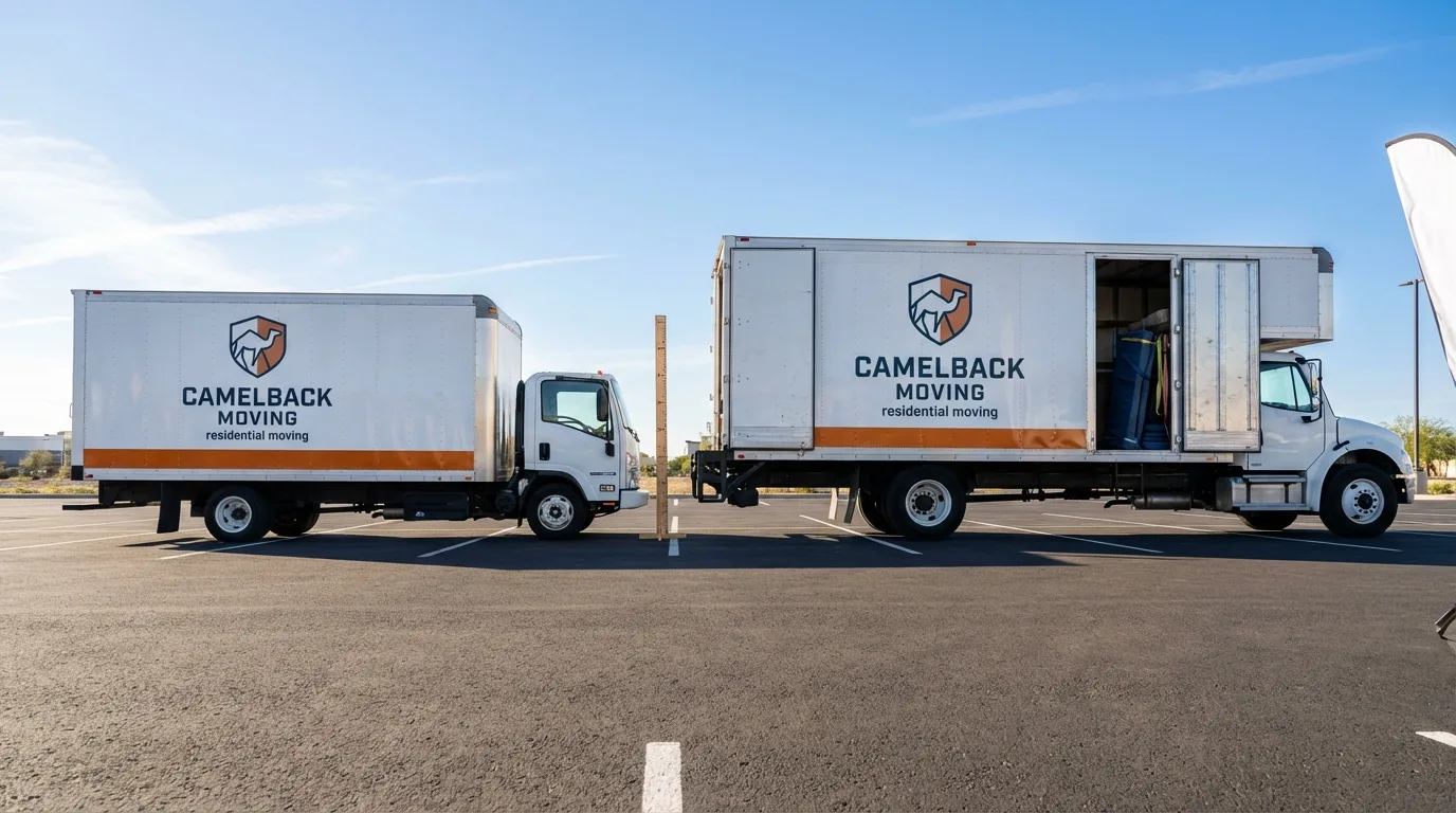 Moving truck size capacity guide in Ravensdale